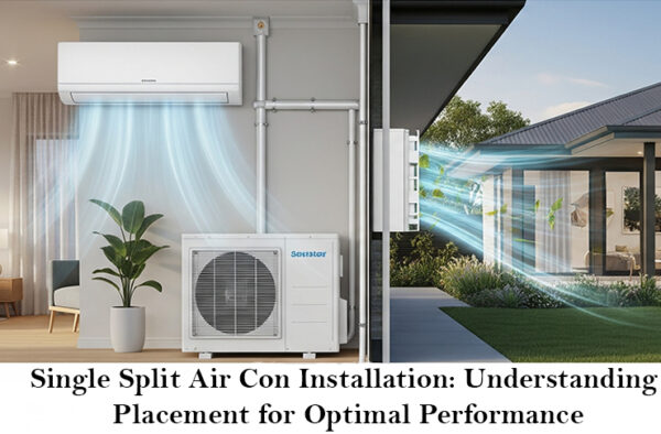 Single Split Air Con Installation: Understanding Placement for Optimal Performance