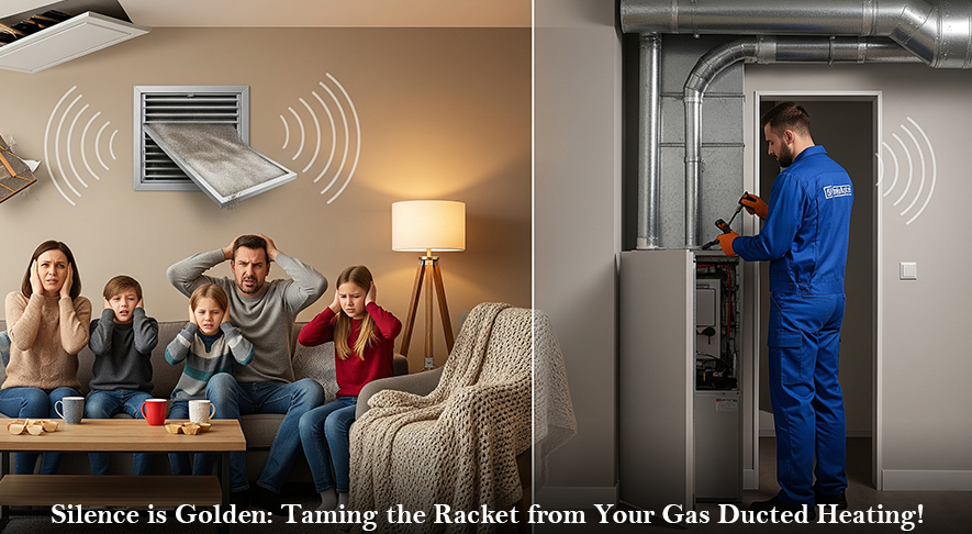 Silence is Golden: Taming the Racket from Your Gas Ducted Heating!