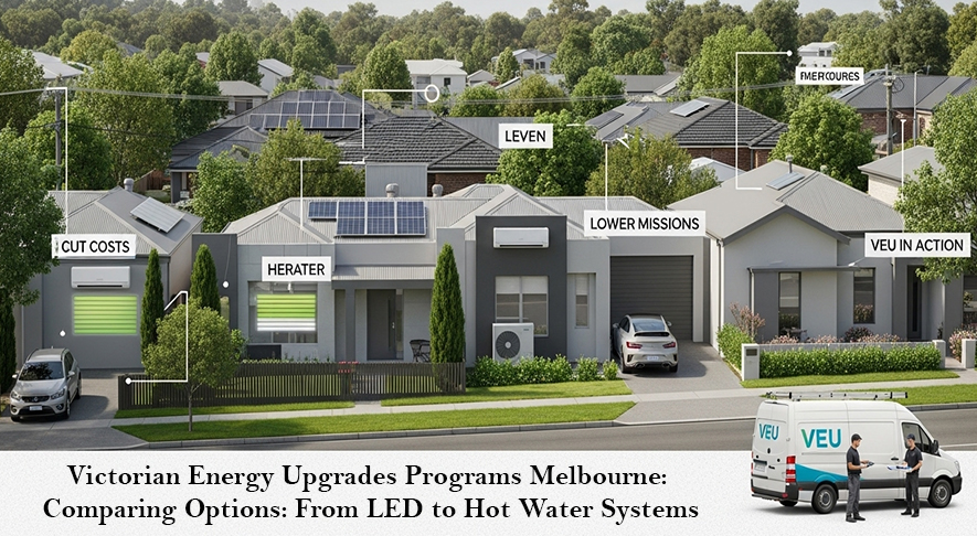 Victorian Energy Upgrades Programs Melbourne: Comparing Options: From LED to Hot Water Systems