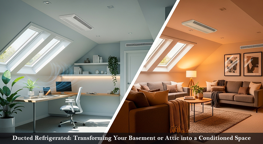 Ducted Refrigerated Transforming Your Basement or Attic into a Conditioned Space