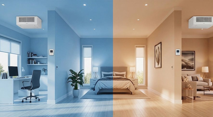 Save on Energy Bills with Zoning in Your Ducted Heating and Cooling System in Lara