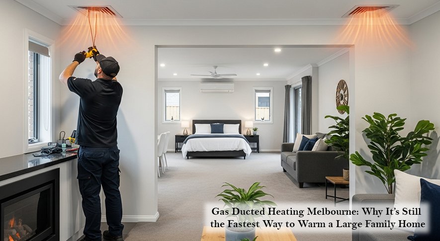 Gas Ducted Heating Melbourne Why It’s Still the Fastest Way to Warm a Large Family Home