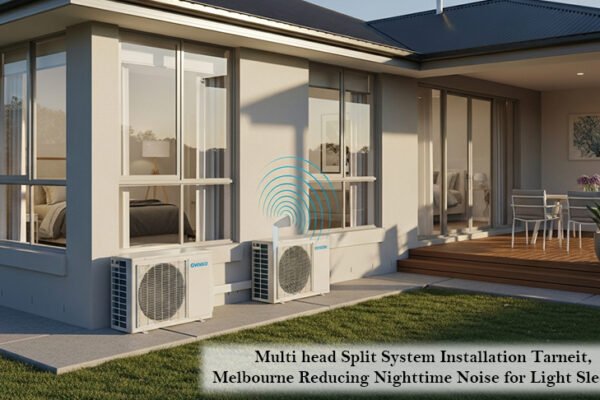 Multi head Split System Installation Tarneit, Melbourne Reducing Nighttime Noise for Light Sleepers