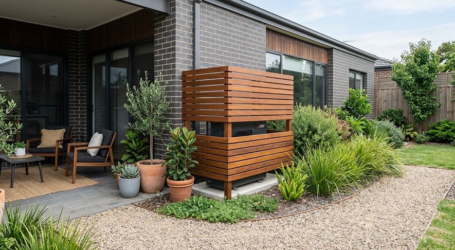 Heat Pump Installation Truganina, Melbourne Aesthetic Tips for Hiding the Compressor Unit
